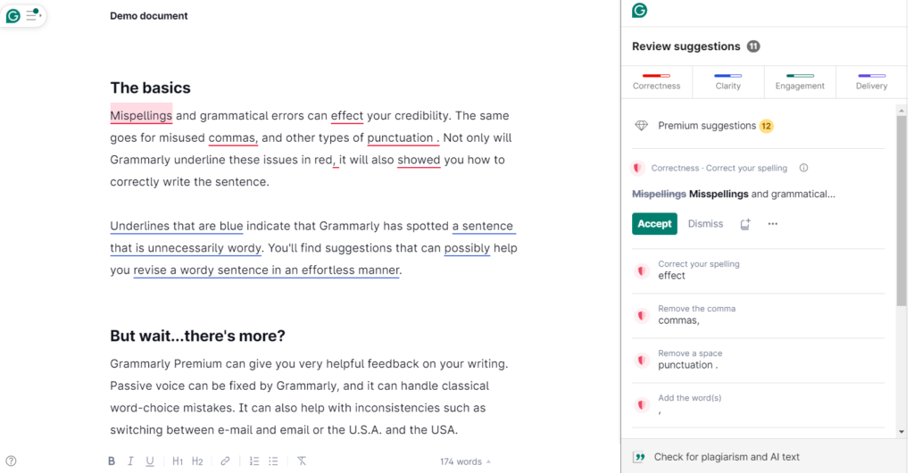 Grammarly tool