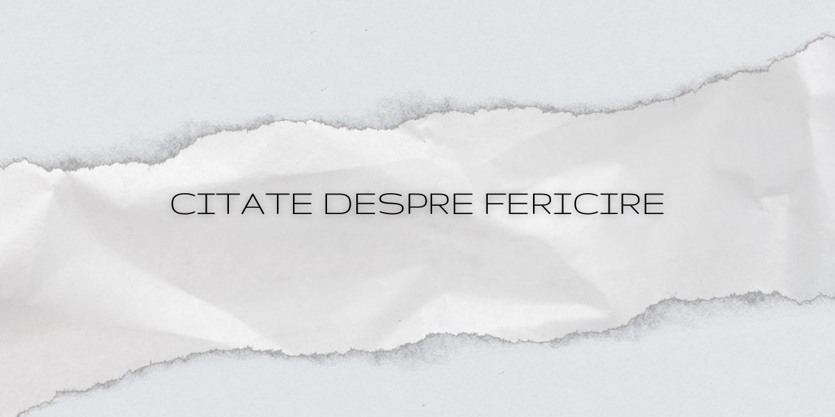 citate despre fericire