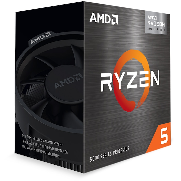 Procesor AMD Ryzen™ 5 5600G, 19MB, 3.9GHz