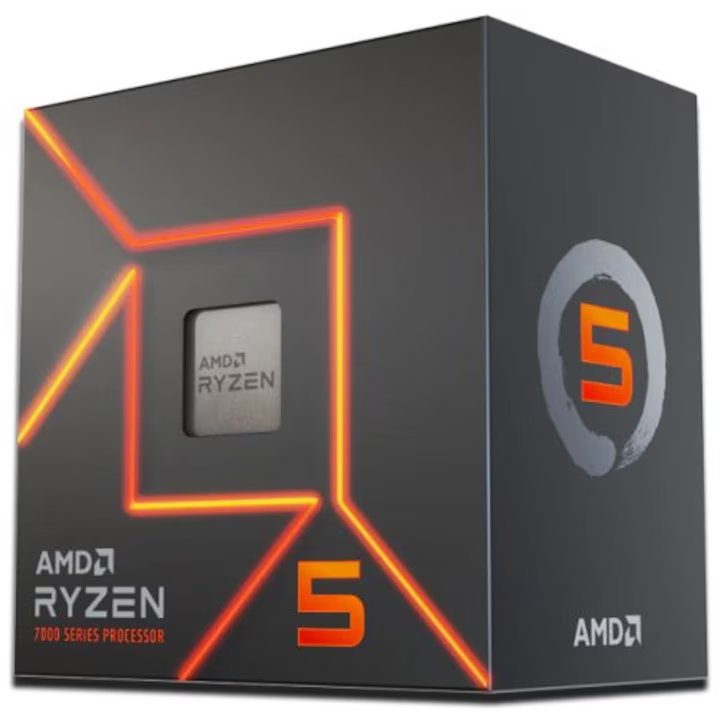 Procesor AMD Ryzen™ 5 7600, 38MB, 3.8 5.1GHz Boost
