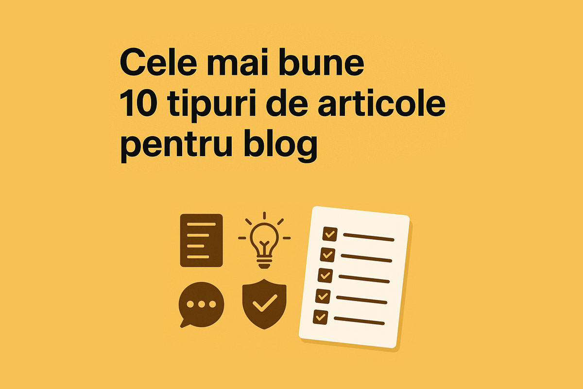 Top 10 cele mai bune tipuri de articole pentru blog